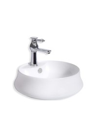 Resim Eva Banyo Lena E-4045 Tezgah Üstü Porselen Lavabo 