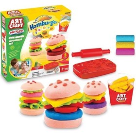Resim Oyun Hamuru 150gr - Hamburger Çok Renkli 