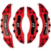 Resim Kırmızı R 4'lü Kaliper Seti Yapıştırma Logolu 