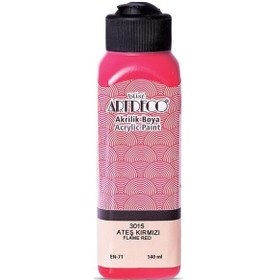 Resim Artdeco Akrilik Boya 140 ML Ateş Kırmızı 070R-3015 