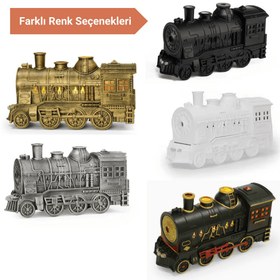 Resim Meanyou Retro Tren Aromaterapi Difüzör Hava Nemlendirici - Siyah 