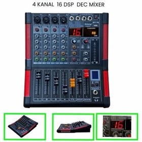 Resim König K-404 FX 4 Kanal Deck Mikser 