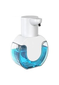 Resim Şarjlı 420ml Sensörlü Sıvı Sabunluk Köpük Makinesi Akıllı Otomatik Sıvı Sabunluk Makinesi Siyah 