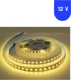 Resim 12 Volt 8 Mm 4040 Smd 3000 K Günışığı İç Mekan 60 Ledli 5 Metre Şerit Led 