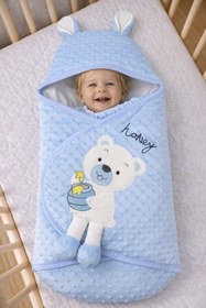 Resim Bebecix Bebek Mavi Kundak 