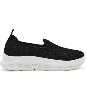 Resim Derimod Zero Kadın Siyah Kalın Tabanlı Sneaker 25SFE49546F 