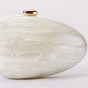 Resim Elegant Akrilik Omuz Çantası, Çıkarılabilir Askılı - Lüks, Manyetik Kapatma, Pamuk Astar, Akşam Etkinlikleri İçin İdeal, Akşam Çantası | Minimalist | Manyetik Kapatma Çantası 