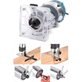 Resim Staxx Power Bakır Sargılı 3500 Watt Titanyum Motor Mini Freze Formika Traşlama Makinesi 6mm Pens (Devir Ayarsız) 