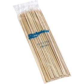 Resim Dolphin 100'lü 25 cm Çöp Şiş Tahta Malzemeden Yapılmış, Et ve Meyve Sunumları İçin İdeal 