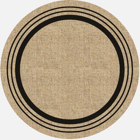 Resim Concepta Yuvarlak Jüt Kilim J1019 100x100 cm 