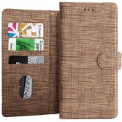 Resim Coverzone Omix X500 Standlı Kartvizitli Ve Para Gözlü Kumaş Desen Gold 