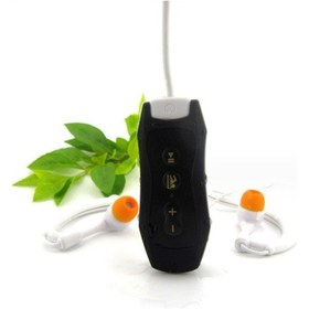 Resim Springsun Mp3 Müzik Çalar Hifi Ses Kafa Bandı Yüzme Dalış Klipsi Mp3 Fm Ip68 Su Geçirmez Usb 2.0 Şar Siyah 4gb 