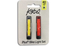 Resim Knog Plus Twınpack 40 Lümen USB Ön + Arka Bisiklet Işık Seti 