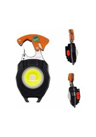 Resim 7 Modlu Mini Led Lamba Anahtarlık Usb Şarjlı Kamp İçin Taşınabili Renkli 