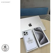 Resim Apple iPhone 15 Pro Max İkinci El TR | 256 GB | Beyaz İkinci El IPHONE 15 PRO MAX 256 GB / ESEN İLETİŞİM K.k taksit
