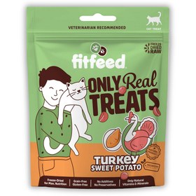 Resim Freeze-Dried Çiğ Hindi&Tatlı Patates Kedi Ödül Maması 40g 