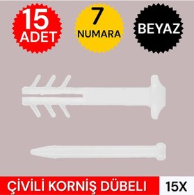 Resim Çivili Korniş Dübeli 15 Adet 