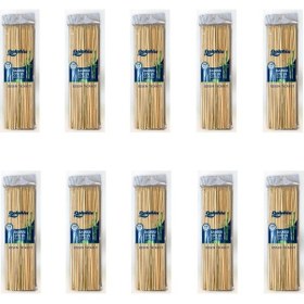 Resim Bambu Ahşap Çöp Şiş - 25 Cm. - 100 Lü 10 Paket Ahşap 