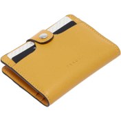 Resim Sarı Deri Unisex Kredi Kartlık - S1KK00001653-H5G 