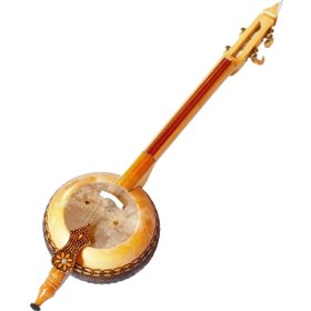 Resim Turkish Pyrogravure Made Quality Wooden Kemane W/ A Bow - Bag 