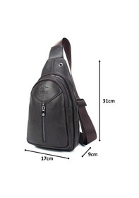 Resim Kangaroo Kıngdom Erkek Body Bag Hakiki Deri Kahve Postacı Çanta Kangaroo K 1012-K 
