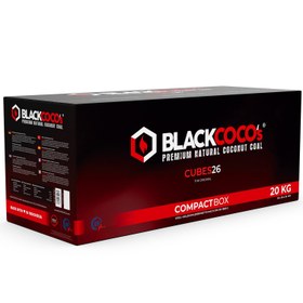 Resim BLACKCOCO's | CUBES26 - 1KG Nargile kömürü - 1KG | Folyo 