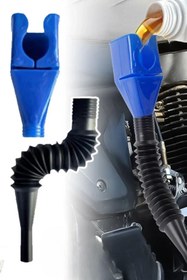 Resim Özasya AVM Araba ve Motorsikletler İçin Katlanabilir Plastik Motor Yağ Hunisi 