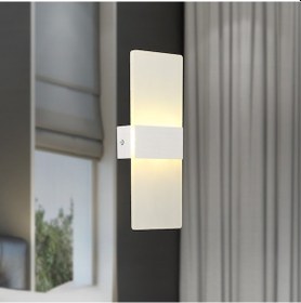 Resim Pearl 3 Renkli 8 Watt Buz Camlı Modern Salon Ledli Aplik Çok Renkli 