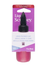 Resim Sculpey Liquid Sıvı Polimer Kil 30 Ml. Metalik Lal Kırmızı 