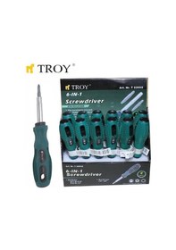Resim Troy 22002 Değişebilir Uçlu Tornavida 