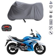 Resim Suzuki GW 250 F Arka Çanta Uyumlu Motosiklet Branda Su Geçirmez Motor Branda 
