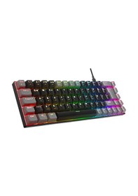 Resim Acer Emachines Eak68 Rgb Mekanik Red Switch Mini Oyuncu Klavyesi - Siyah Gri 68 Tuş Kompakt Gaming 