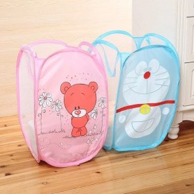 Resim Practika Oyuncak Sepeti Hayvan Figürlü 35X56 cm Katlanabilir Çamaşır Sepeti 