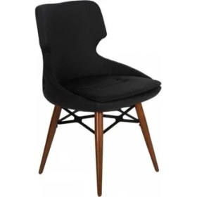 Resim Büro Trend Tiffany Bekleme Koltuğu Ahşap Ayak 