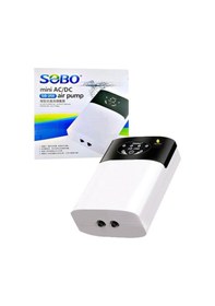 Resim Sobo Sb-268 Akvaryum Hava Motoru Şarjlı 2 Çıkışlı 