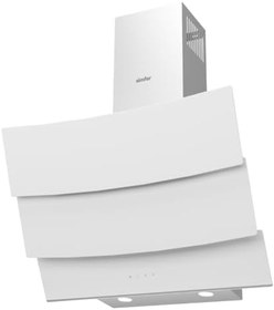 Resim Simfer 8707 60CM Premium Dokunmatik Beyaz Cam Davlumbaz Kumandalı 