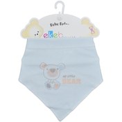 Resim Ekebaby Penye Baskılı Fular Önlük 11984 Açık Mavi 