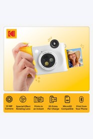 Resim Kodak Smile+ 10MP Anında Kamera ve Bluetooth Fotoğraf Yazıcısı 