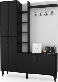 Resim Berlin Portmanto - Siyah 