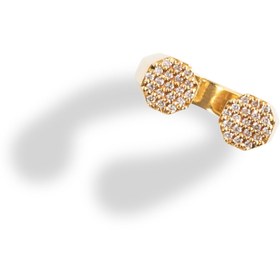 Resim Double Headed Seljuks Diamonds Ring - 7 