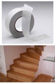 Resim Yeshills Banyo Küvet Mutfak Merdiven Islak Zemin Kaydırmaz Bant Şeffaf 2,5 Cm X 5 M 