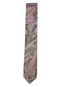 Resim Elifebru Exclusive Handicrafts Ebru Sanatı Saten Kumaş Erkek Gri Pembe Kravat Sakr 154 Gri Pembe 001 