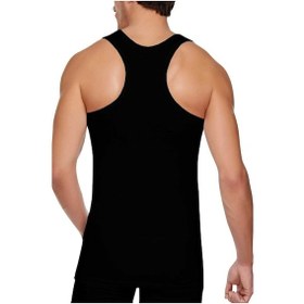 Resim Bonbonetti Erkek Siyah 6'Lı Paket Pamuklu Ribana Sporcu Atleti Siyah M 