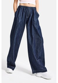Resim Itsbasic Kadın İndigo Selvedge 7s6-50 Baggy Cocoon Denim Jean 