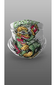 Resim Yeles Cascoot Motorcu Buff Maske Outdoor Boyunluk Unisex Bandana 