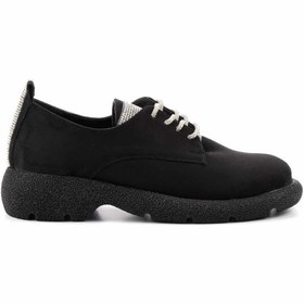 Resim Bambi Siyah Kadın Oxford Ayakkabı K01311230102 