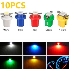 Resim 10 adet GOK LED Araba Gösterge Paneli Işıkları - 12V T5 5050, Çok Renkli (Yeşil, Beyaz, Kırmızı, Mavi, Sarı) - Kolay Kurulum, Düşük Güç Tüketimi ve Uzun Ömür, İç Gösterge, Ölçüm 