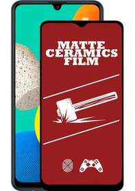 Resim Samsung Galaxy M32 Tam Kaplayan Mat Seramik Ekran Koruyucu 
