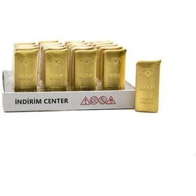 Resim Manyetolu Doldurulabilir Gold Altın Çakmak 