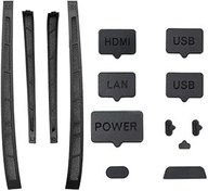 Resim THLMT 14PCS Dust Plugs Compatible for PS5 Slim, Gaming Console Dust Cover Silicone Dustproof Plug Port Dust Protector Game Controller Dust Filter Anti-dust Net Stopper Kit Accessories 